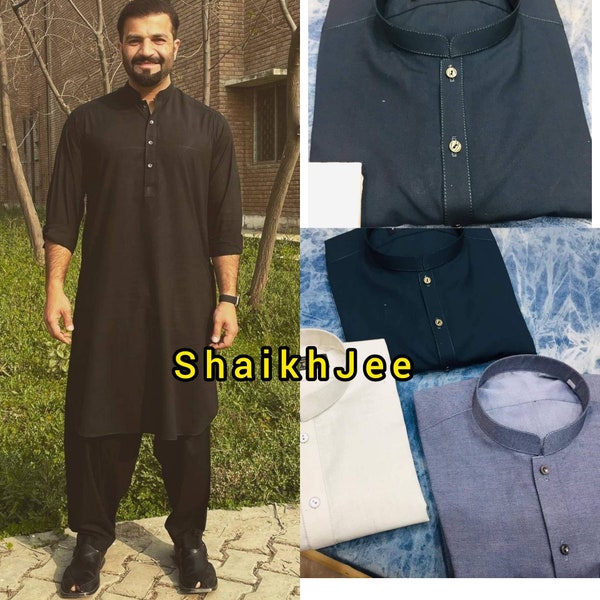 Personnalisez la robe pour homme, shalwar kameez/pakistanais, personnalisez vos vêtements pour homme, robe de mariée, livraison gratuite |