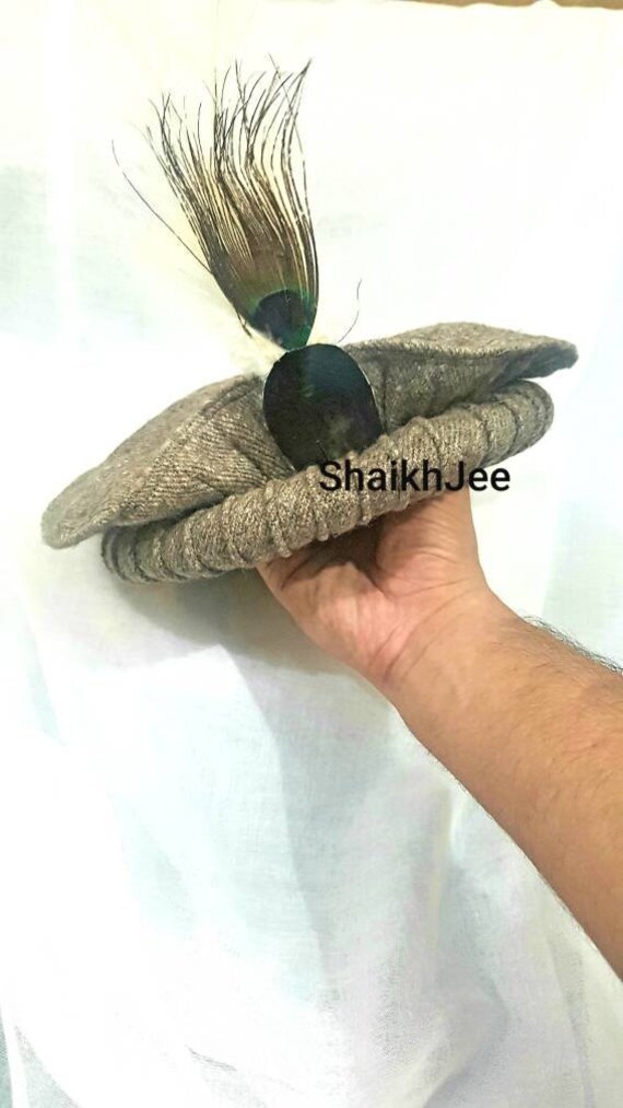 Berretto Kuchi Tribale Chitrali Cappello Di Lana Pakol Afgano - Stile Tribale Kuchi, Chitrali, Taglia Unica, Ottima Qualità Cappello Etnico Invernale - Foto 2
