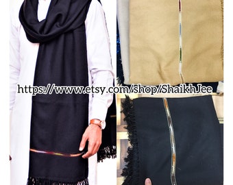 Men shawl, afghani patu, winter shawl, Pakistani chaddar, black shawl, cotton shawl brown shawl, blanket , Christian gift