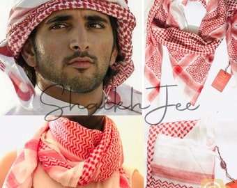 Écharpe - Écharpe arabe- Shemagh arabe- foulard -Châle couvre-chef-Écharpe arbique-couverture du visage-châle en coton- Bandana- pour méchantes et femmes