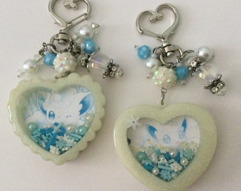 Aloha Vulpix Shaker Charm