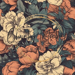 Vintage floral Seamless file