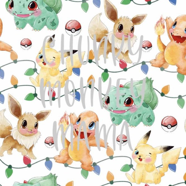 Poke christmas Seamless file two different colored backgrounds