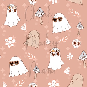 Groovy Ghosts Seamless file