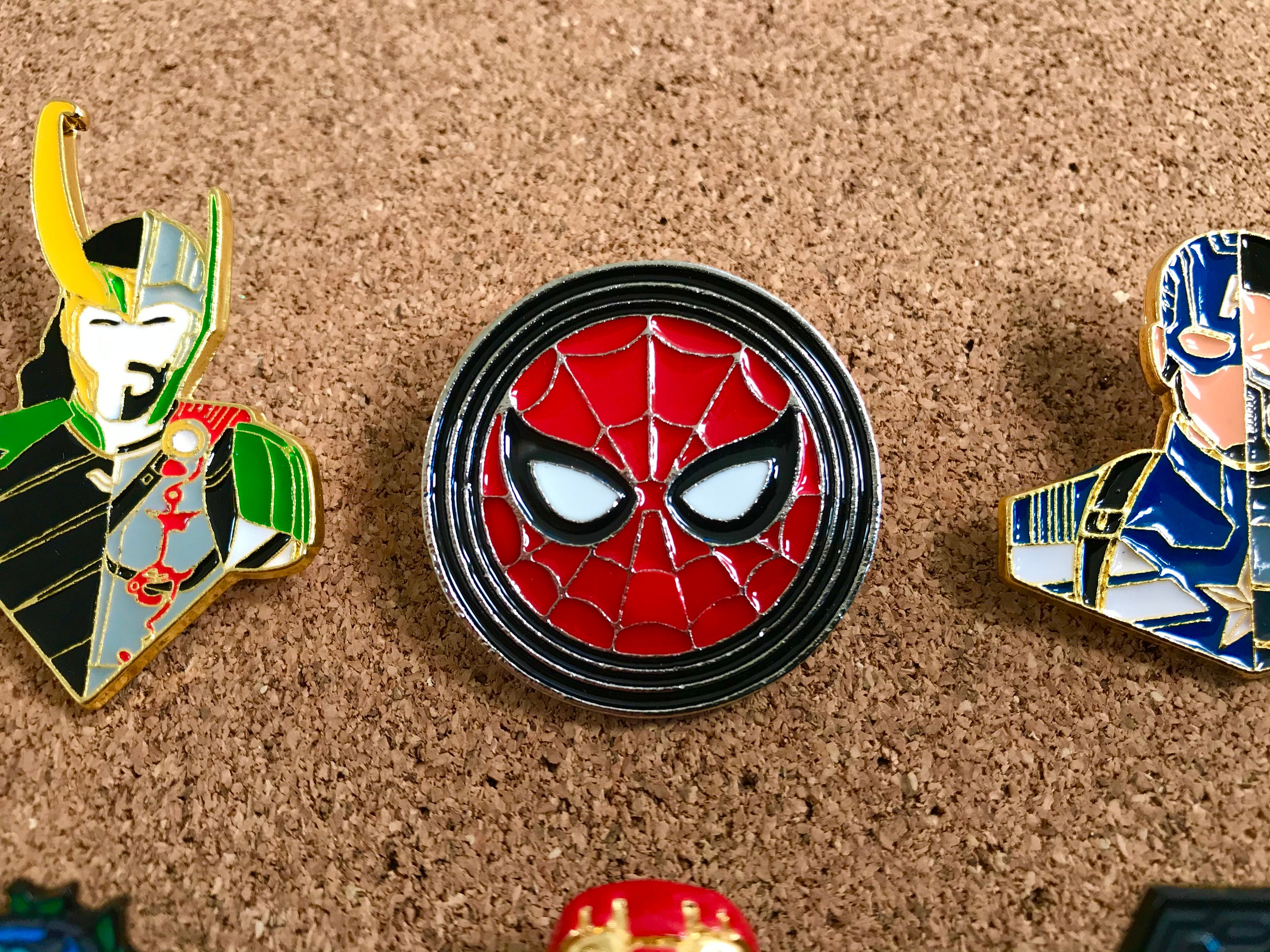 SET OF 7 Marvel Cinematic Universe MCU Enamel Pins Iron Man Etsy