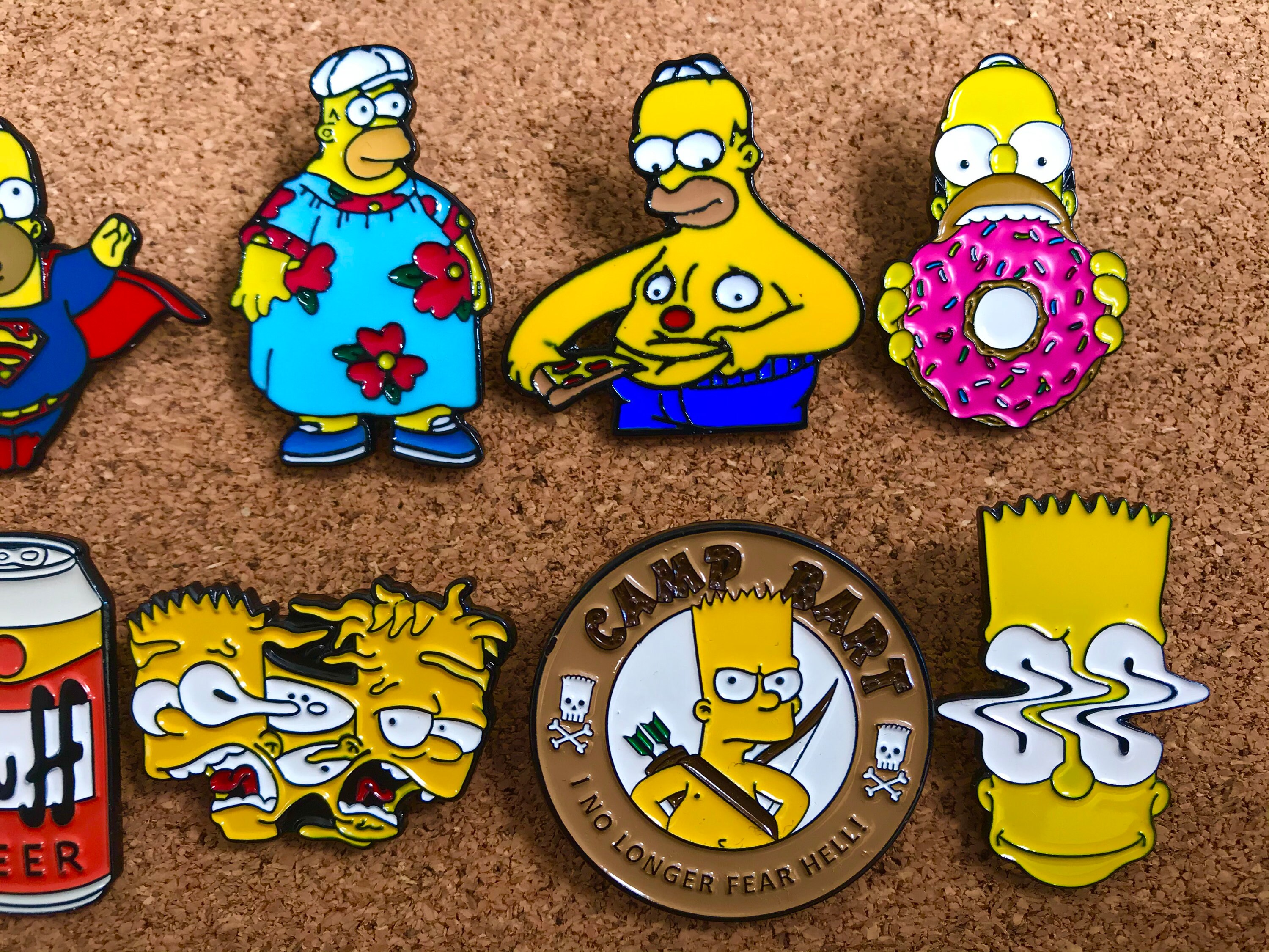 SET OF 26 The Simpsons 1.2 Enamel Pins Brand New | Etsy