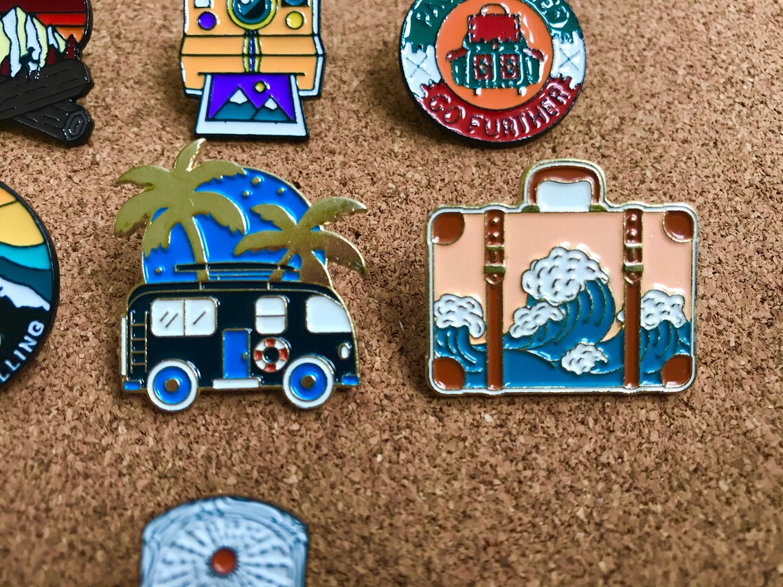SET OF 20 Camping Outdoors Hiking Nature Enamel Pins Etsy