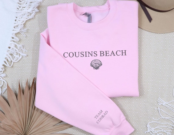 The Summer I Turned Pretty - Cousins Beach Crewneck - Personalized Team Conrad or Team Jeremiah