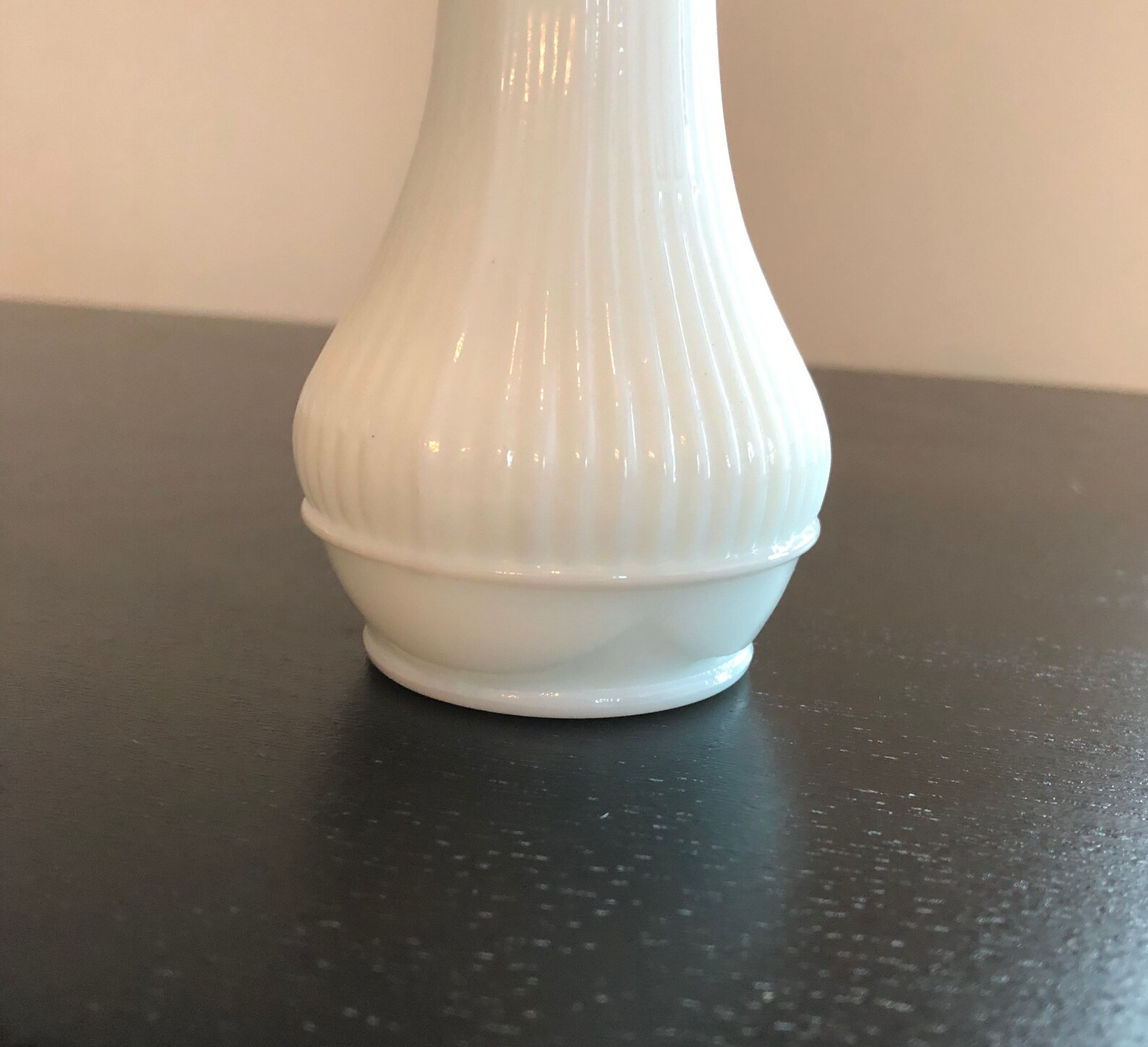 Randall white milk glass bud vase Etsy