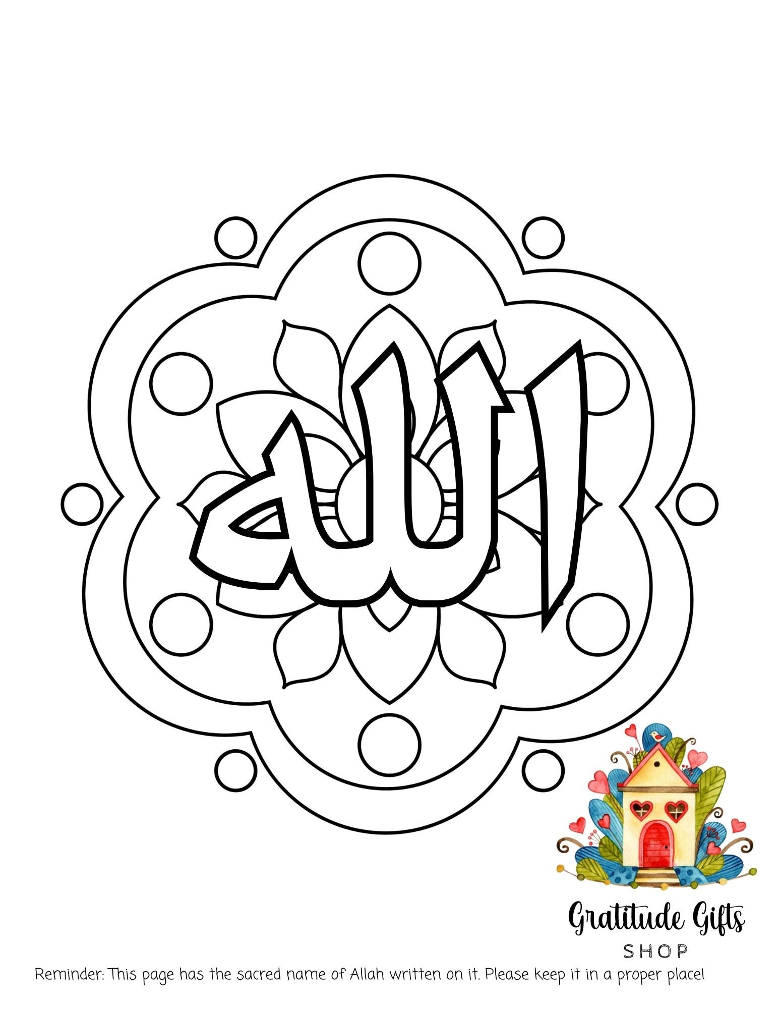 Names of Allah Coloring Book 2022 - 2023: 99 names of Allah | Meaning and  Explanation | Fantastic Islamic Books For Muslim Kids, Toddlers, Boys