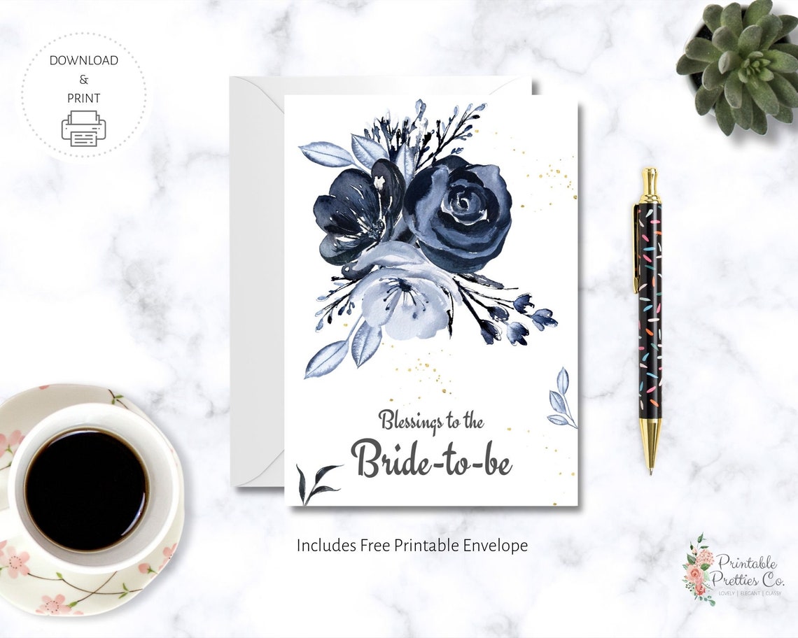 Bridal Shower Congratulations Printable