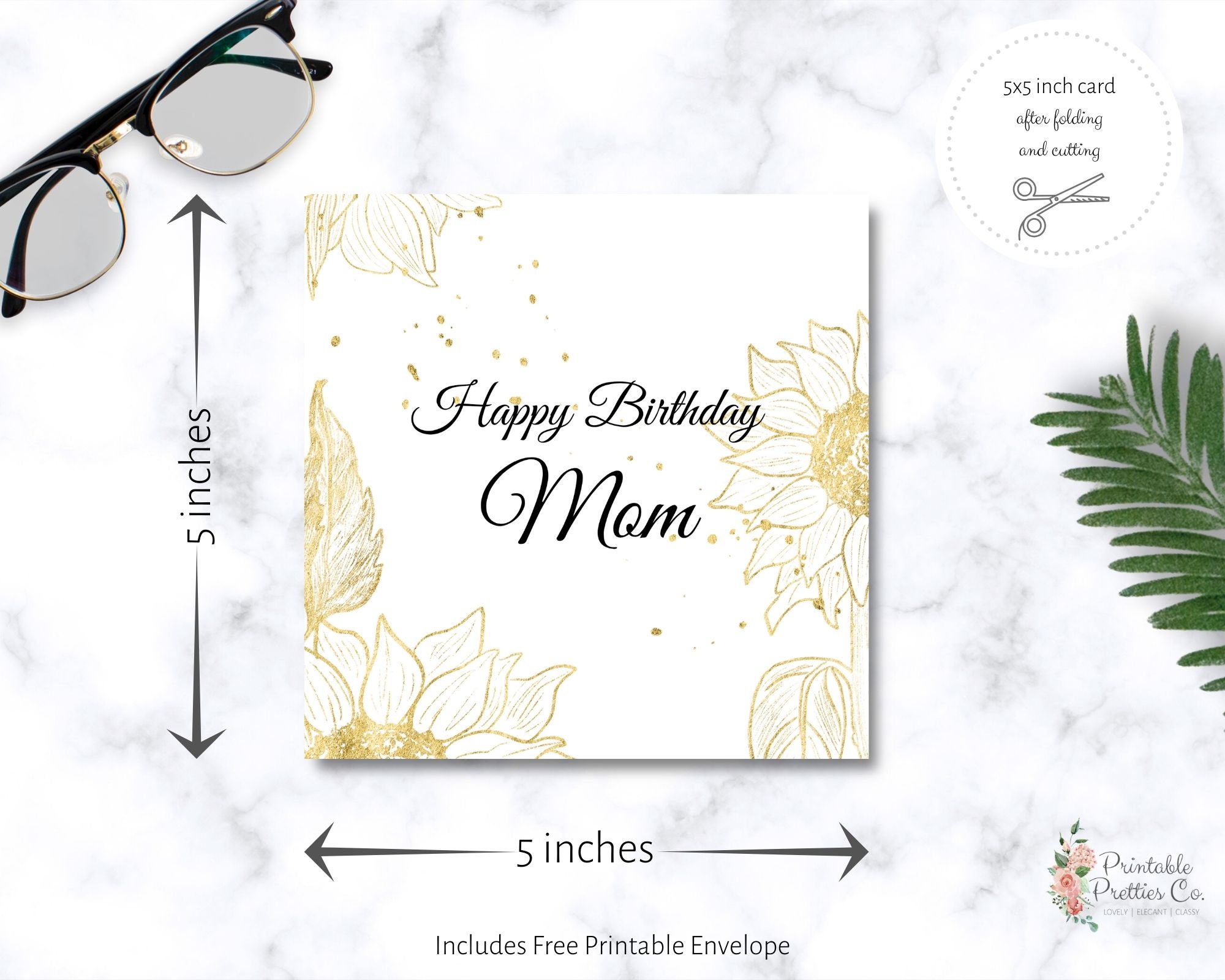 happy birthday card printable for mom birthday digital
