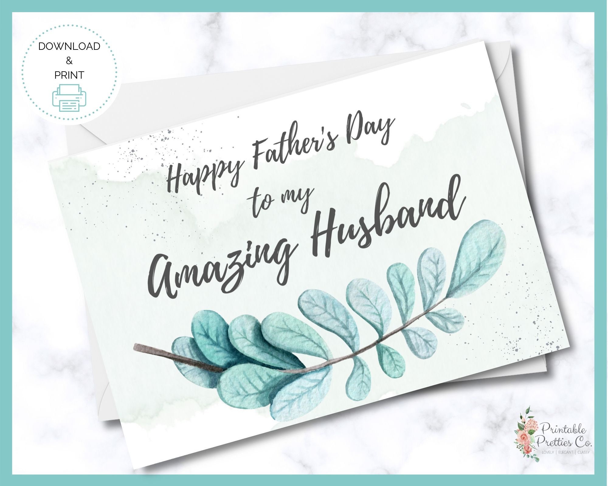 fathers day card printable for husband fathers day etsy