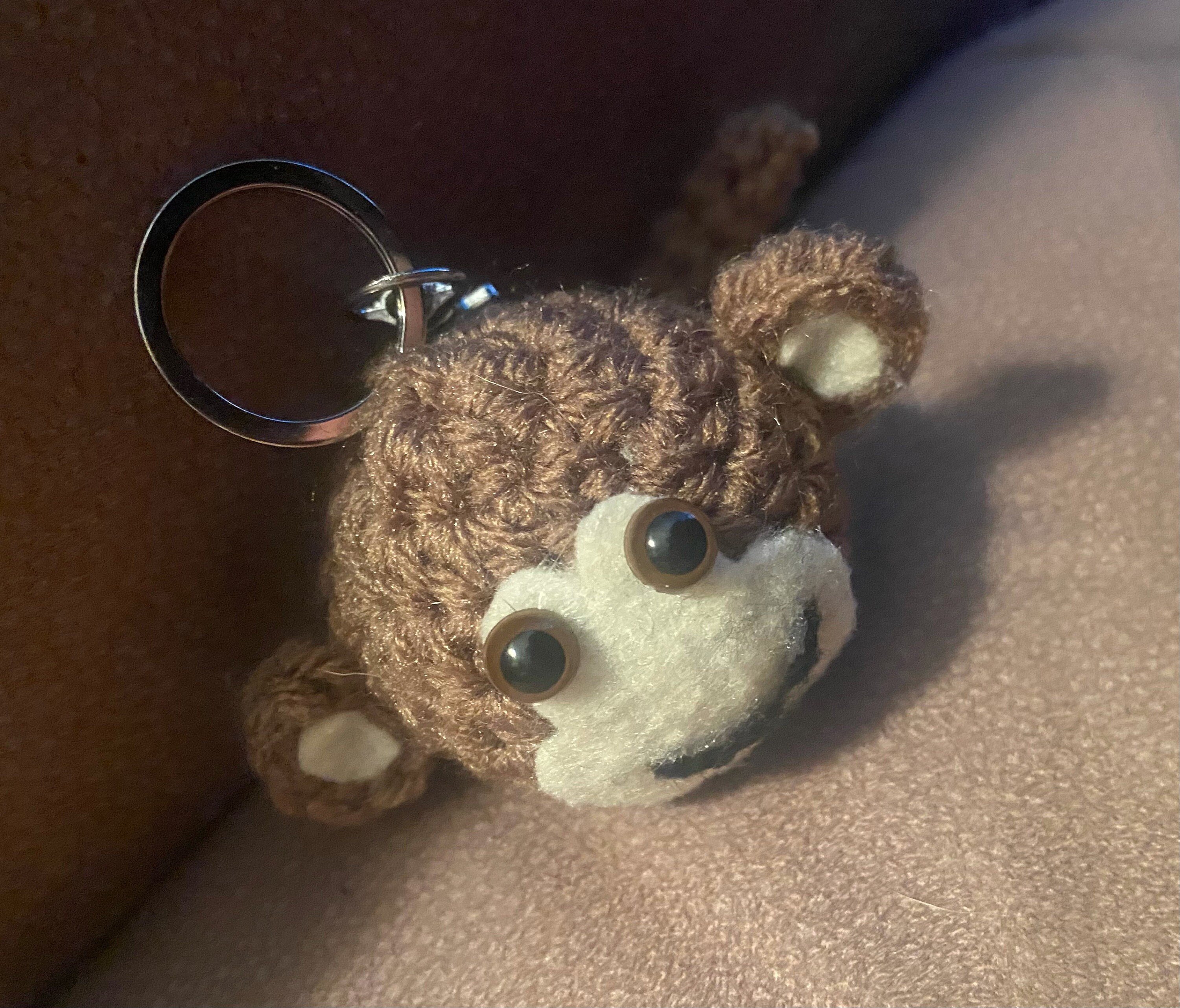 Monkey keychain Etsy