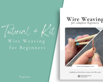 Full DIY Kit, Wire Wrapping Kit, Jewelry Making Kit, Craft Kits for Adult,  Jewelry Wiring Kit, Crystals Jewelry Making Kit, How to Wire Wrap 