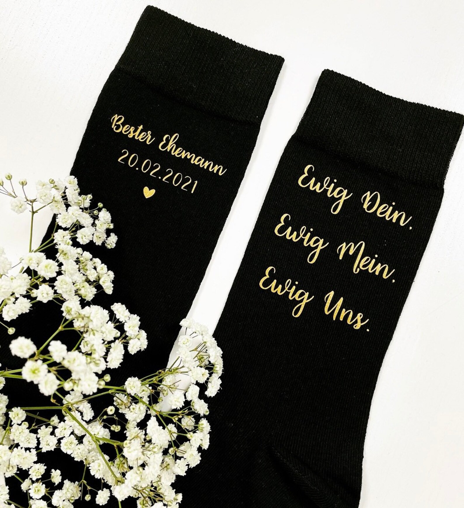 Socken personalisiert Geschenk Ehemann Hochzeitstag | Etsy