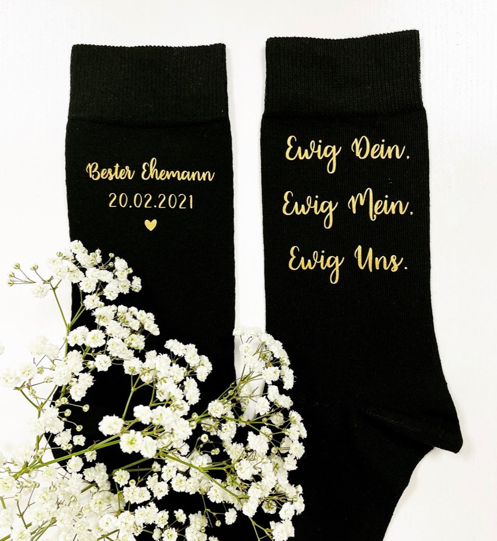Socken personalisiert Geschenk Ehemann Hochzeitstag Etsy