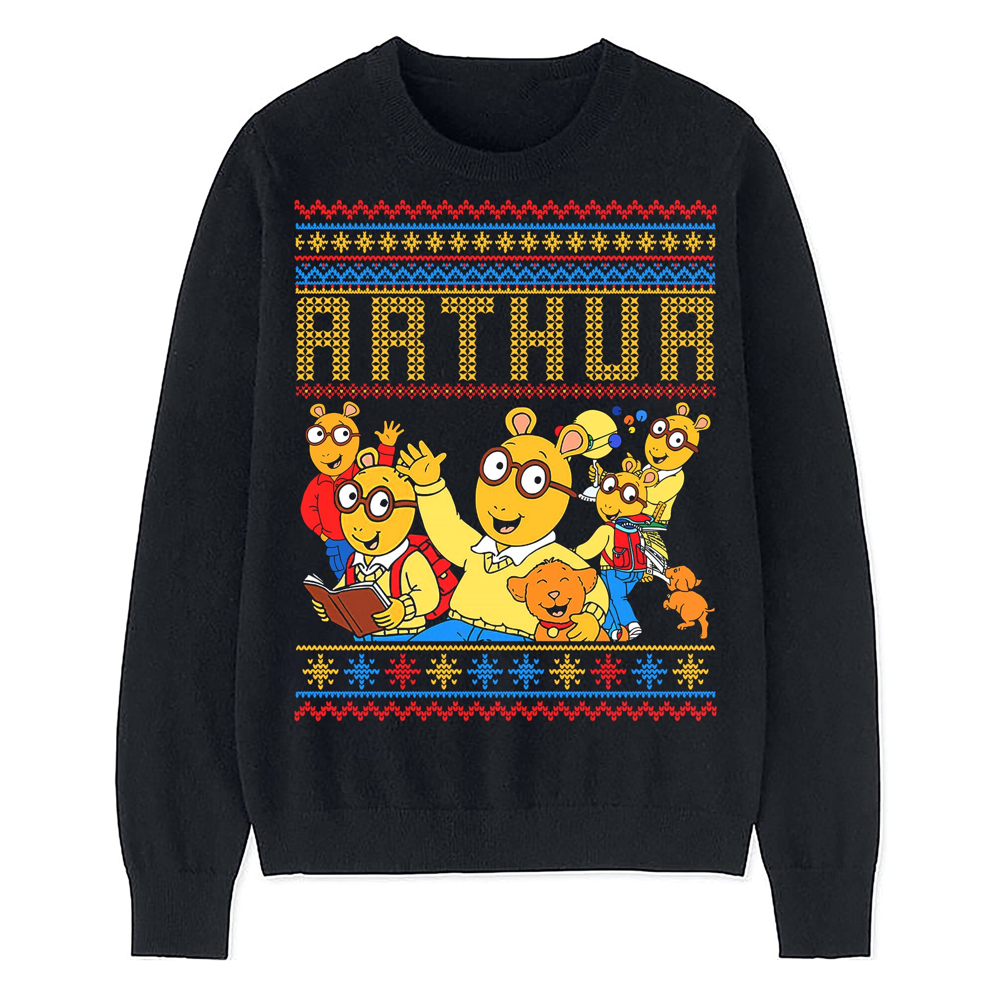 Arthur Christmas Sweater Custom Crewneck Unisex Mens & Etsy