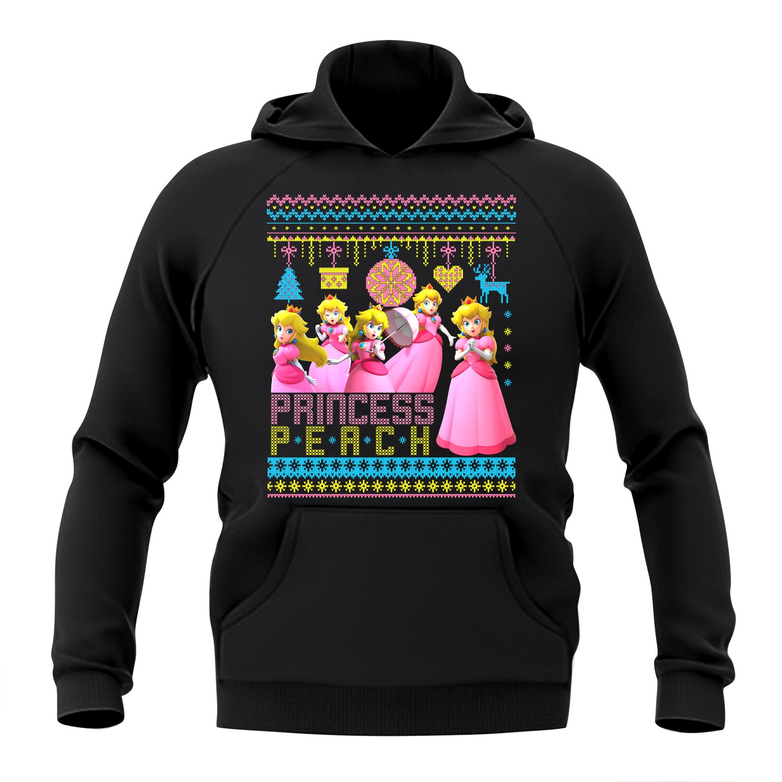 princess peach christmas sweater