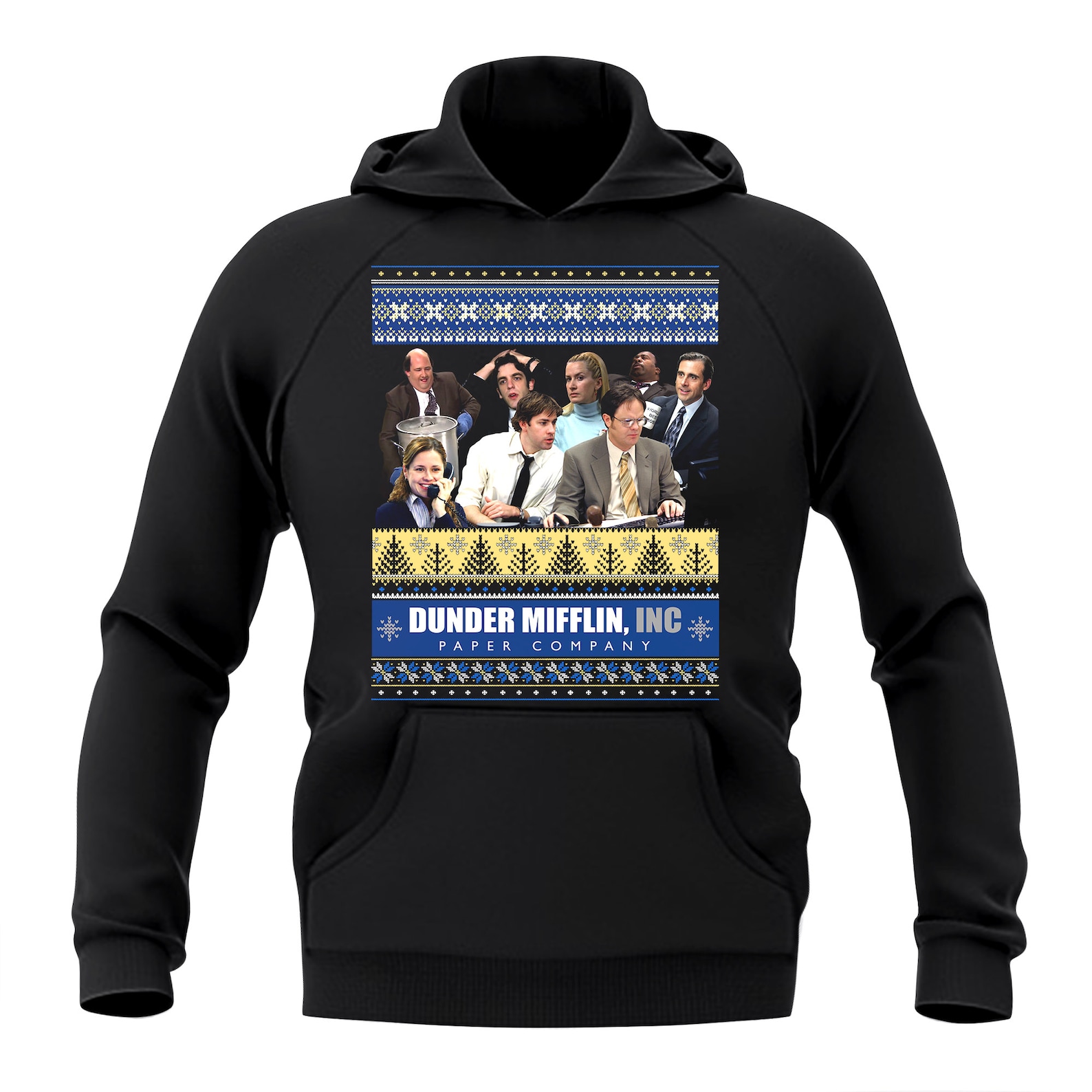Dunder Mifflin The Office Ugly Christmas Hoodie Sweater Unisex | Etsy