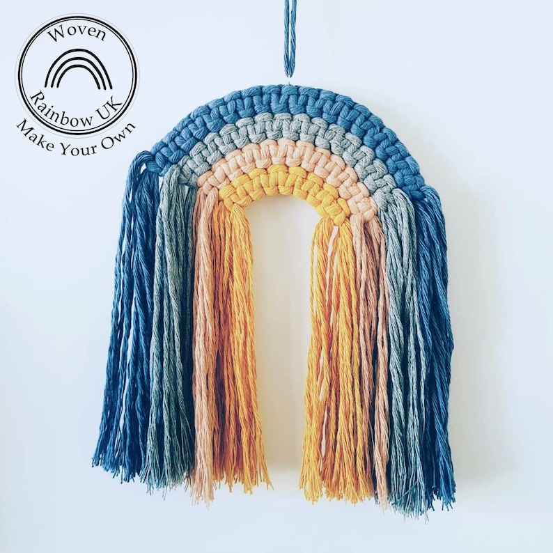 Make your own Macrame Rainbow
