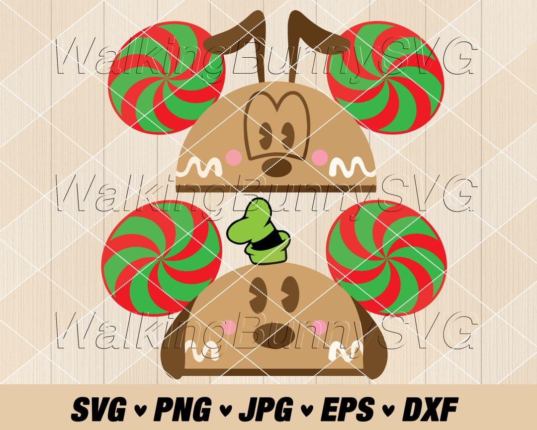 Dog Christmas Gingerbread Cookie Svg Png Layered Dog - Etsy
