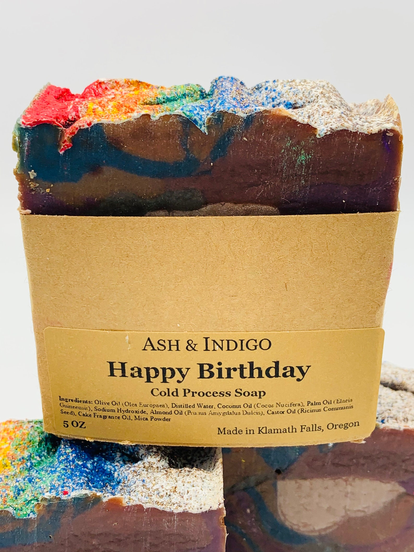 Happy Birthday Soap Birthday Gift Homemade Soap Soap Bar Etsy