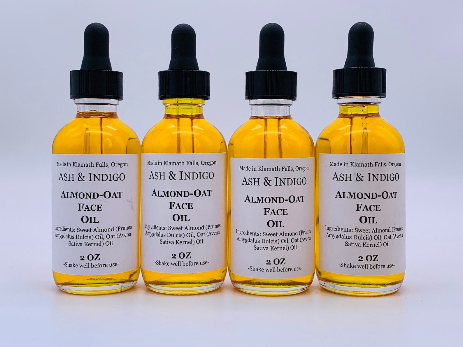 Sweet Almond Oil & Oat Oil Face Oil Serum Face Moisturizer Etsy