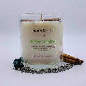 Money Spell Candles Manifestation Candle, Money Candle, Spell Candles, Abundance Candle, Witch Candles, Prosperity Candle, Intention Candle image 3