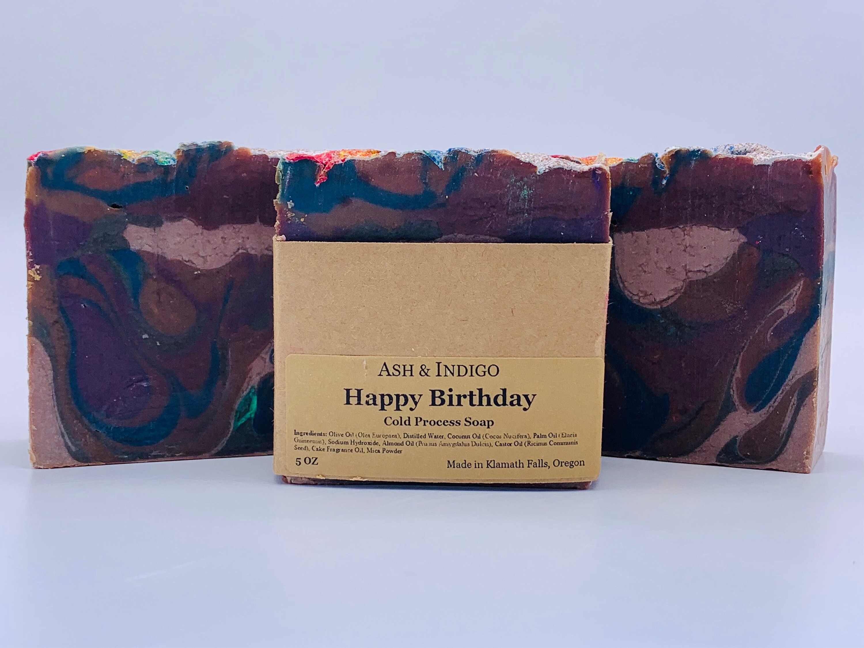 Happy Birthday Soap Birthday Gift Homemade Soap Soap Bar Etsy