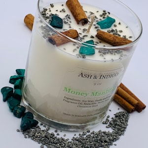 Money Spell Candles Manifestation Candle, Money Candle, Spell Candles, Abundance Candle, Witch Candles, Prosperity Candle, Intention Candle image 8