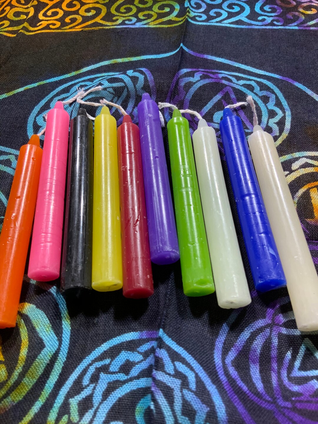 Chime Candle Set Spell Candles Set Spiritual Candle Ritual Etsy