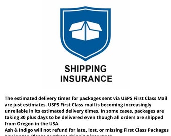 SHIPPING INSURANCE    *** Please Read ***