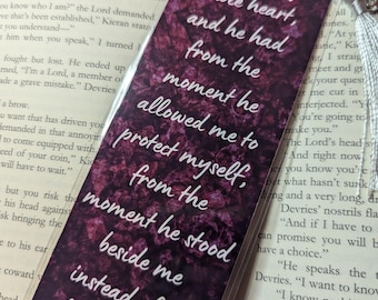 My Heart | Bookmark, From Blood and Ash, Blood and Ash Series Inspired, Blood and Ash Bookmark, Casteel Da'Neer Inspired