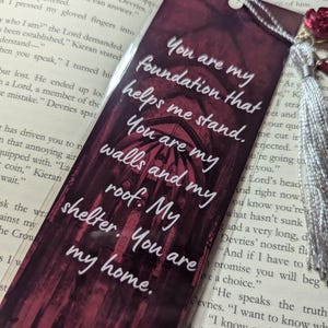 My Foundation | Bookmark, From Blood and Ash, Blood and Ash Series Inspired, Blood and Ash Bookmark, Casteel Da&#39;Neer Inspired