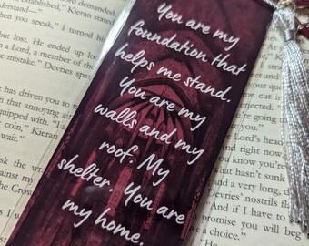 My Foundation | Bookmark, From Blood and Ash, Blood and Ash Series Inspired, Blood and Ash Bookmark, Casteel Da'Neer Inspired