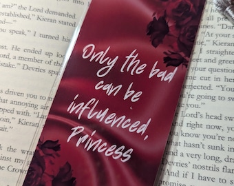 Influenced | Bookmark, From Blood and Ash, Blood and Ash Series Inspired, Blood and Ash Bookmark, Casteel Da'Neer Inspired