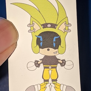 Surge the Tenrec Chibi Sticker (Waterproof, Permanent Adhesive)