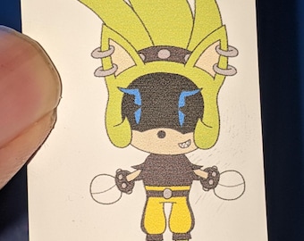 Surge the Tenrec Chibi Sticker (Waterproof, Permanent Adhesive)