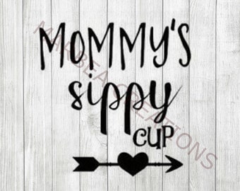 Mommy Cup Svg Etsy