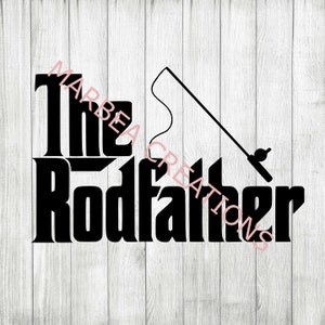 De Rodfather (svg png dxf )- CRICUT - SILHOUETTE - digitaal bestand - cut file