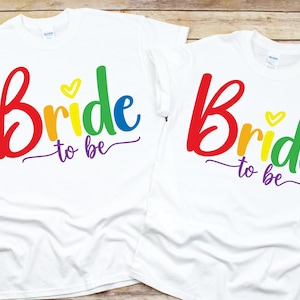 LGBTQ Bride To Be - svg - png - dfx - eps Dateien für Schneidemaschinen Cameo Cricut Brother Sublimation - Hochzeitsparty - Zwei Bräute