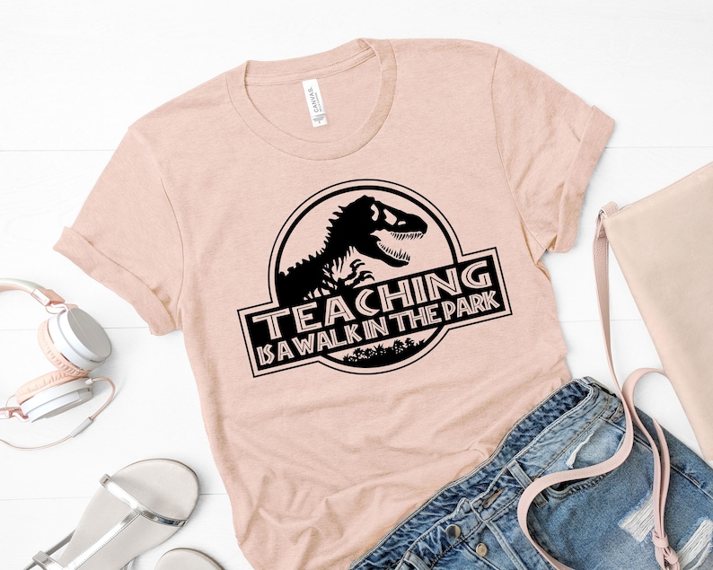 Download Teaching Is A Walk In The Park Dinosaur svg png dxf | Etsy