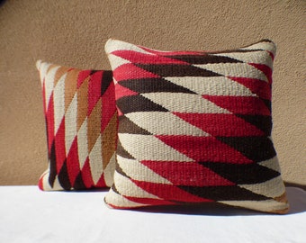 Distinctive pillows finely hand-crafted in New Mexico from thoughtfully curated vintage Navajo rugs and traditional Spanish weavings.