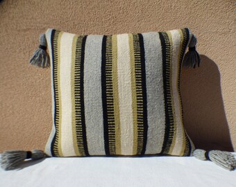 Pillows finely hand-crafted in New Mexico from thoughtfully curated vintage Navajo rugs and traditional Spanish weavings.