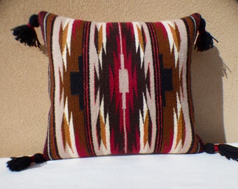 New! Spiderwoman Collection. Pillows crafted from contemporary weavings in partnership with Navajo women to support them and their families.