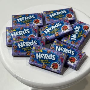 1:12 Nerds Candy Box Easter candy Dollhouse Miniature for shop store display
