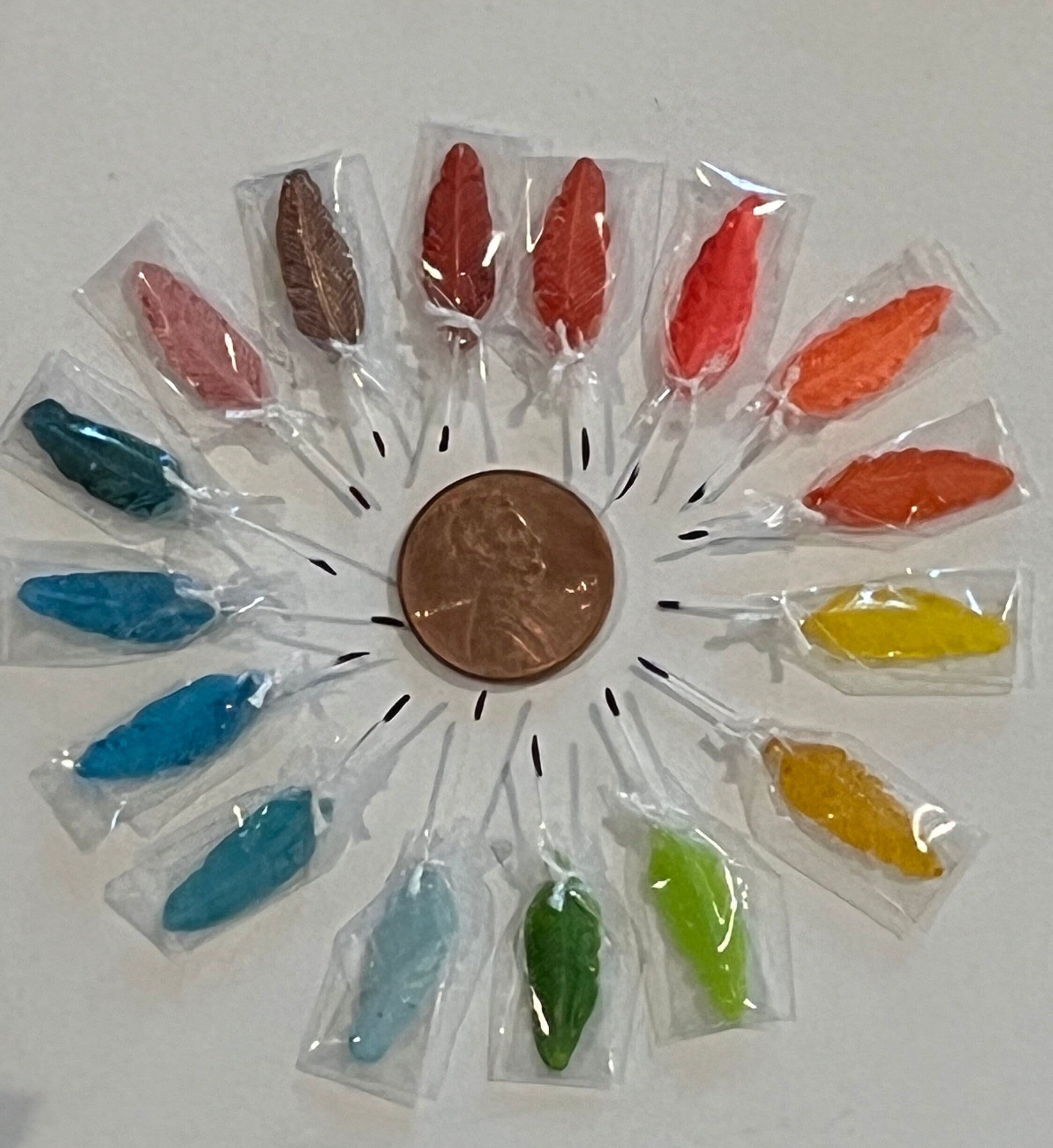 1:12 Sugar Quills Lollipops Dollhouse Miniature for Halloween Witch Wizard Candy Sweets Shop
