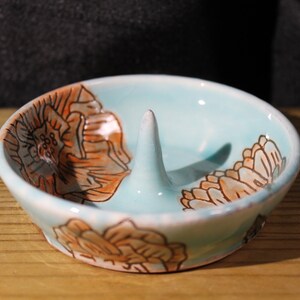 Marigold Pottery Ring Dish