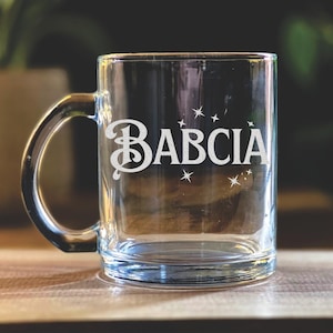 Polish Grandma and Grandpa Glasses! Babcia and Dziadek Wine Glass -  Gift for Polish Parents